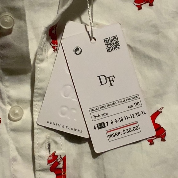 Santa Dab button down - Picture 2 of 2